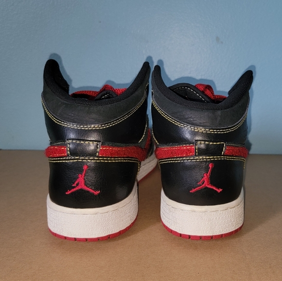 Nike Jordan 1 Mid Phat Premiere Maize 7Y - Picture 6 of 10